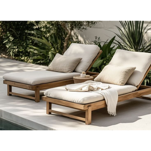 เก้าอี้อาบแดดกลางแจ้งกันน้ำ ODM เวียดนามออกแบบมาเพื่อผ่อนคลายในสวนริมสระน้ำพร้อมการออกแบบที่สะดวกสบาย - Product Image 6