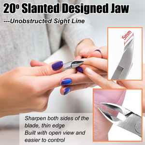 Ensemble de pinces à ongles en acier inoxydable pour manucure et salon, 3.94 pouces, vente en gros - Product Image 5