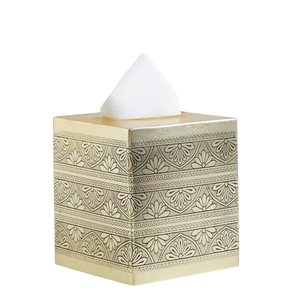 Best Sale Eco-Friendly Customizable Rectangular Modern Metal Napkin Holder <b>Tissue</b> Dispenser Copper Bathroom <b>Tissue</b> Organizer - Product Image 5