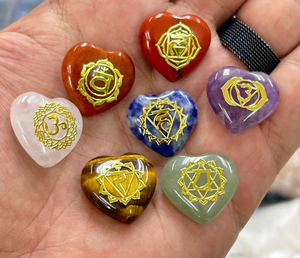 Juego de 7 Chakras de la mejor calidad, piedra curativa con caja de madera, venta al por mayor, juego de Chakras con caja de madera, juego de Chakras de la mejor calidad - Product Image 5