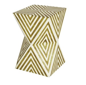 ม้านั่งแบบฝังมุกและโต๊ะข้างสำหรับตกแต่งบ้านและห้องนั่งเล่น - Product Image 2