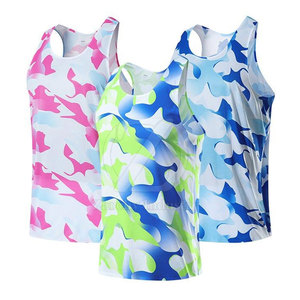 Servicio OEM, Camiseta sin Mangas Sublimada, Tejida y Transpirable, Personalizada, para Hombre, Alta Calidad, Bajo Precio - Product Image 5