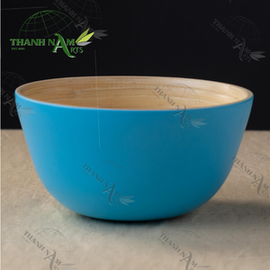Cuenco de bambú ligero personalizable, vajilla ecológica hecha a mano para ensalada, sopa, fideos, suministro de comedor OEM en colores personalizados - Product Image 6