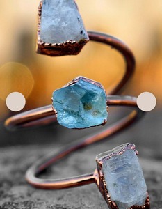 Nouvelle arrivée plusieurs pierres précieuses mélange forme et taille lunette ensemble 925 argent Sterling plaqué or bague bonne qualité été femmes bijoux - Product Image 2