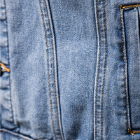 Veste en jean pour homme, coupe slim, fabrication professionnelle, pour l'hiver, usage décontracté, extérieur, avec personnalisation