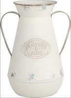 Vase à fleurs en fer léger, style pichet décoratif, pot de fleurs sculpté à la main, finition écologique, suspendu, vente en gros, maison et jardin