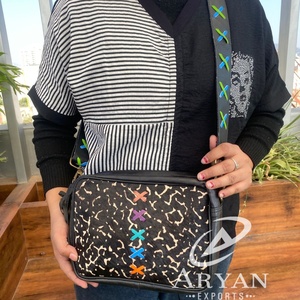 Trending Products 2024 New Arrivals Animal Print Recycled Leather Shoulder Bag for Women's High Quality Luxury Crossbody Handbag - Product Image 1