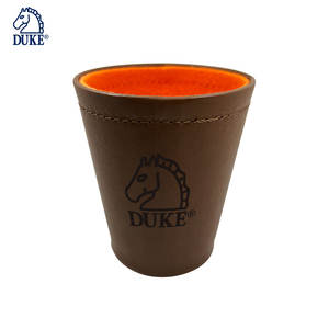 Gobelet à dés en cuir fuselé personnalisé - Product Image 2