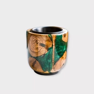 Quemador de Incienso Bakhoor de Diseño Elegante, Combinación de Madera y Resina, Quemador de Incienso Árabe Moderno para Majlis y Regalos - Product Image 2