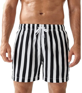 Shorts de plage pour hommes en gros, coupe ample, shorts en coton pour hommes sur mesure, taille plus, pour un usage décontracté - Product Image 2