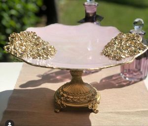 DISPLAY Soporte de pastel de resina con diseño de lava de la mejor calidad para boda y cumpleaños Soporte decorativo y Mesa - Product Image 5