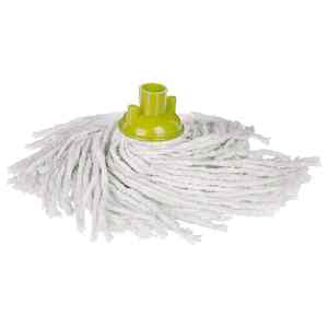 Fregona húmeda de cuerda de bucle de hilo de reciclaje industrial de Kentucky con clip de plástico - Product Image 2