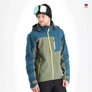 Chaqueta Softshell de Diseño Personalizado para Hombre con Cierre de Cremallera Ecológico, Tejido Transpirable con Logotipo Personalizado, Tallas Grandes - Product Image 6