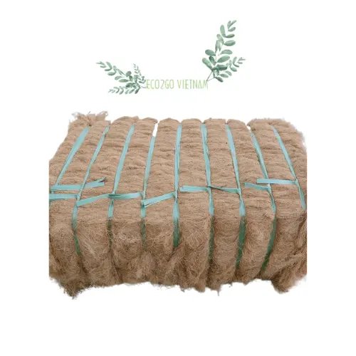 Vezel Voor Textiel Kokos Kokosvezel Baal Duurzame En Goedkoopste Prijs Gemaakt Door Fabrikant Eco2go Vietnam