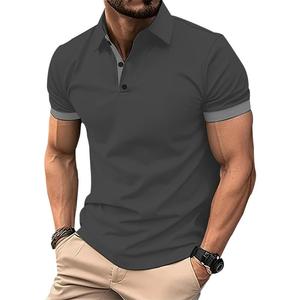 Camisas de Hombre 100% Algodón, Servicio OEM, Tejido Sólido Antiarrugas, Diseña Tu Propio Logotipo, Manga Corta, Alta Calidad, con Bolsillo - Product Image 5