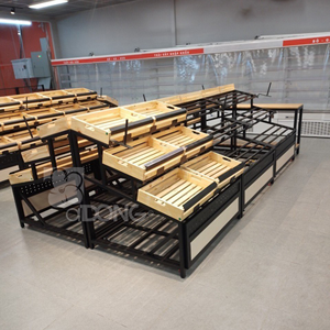 Supports d'affichage modernes de fruits multifonctions pour l'usine acceptée par OEM d'épiceries au Vietnam - Product Image 1