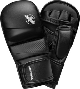 Guante profesional MMA Matt Black 7oz MMA Training Sparring Grappling Boxeo Muay Thai Guantes - Product Image 5