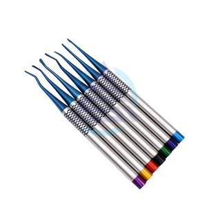 Juego de herramientas de extracción de dientes, 7 Uds., juego de instrumentos de implante de aleación de titanio, juego Dental de raíz de extracción Dental, instrumentos quirúrgicos - Product Image 1