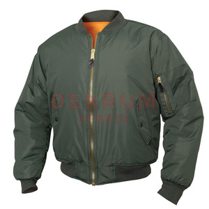 Custom Winter Men's Bomber <b>Jacket</b> with Stand Collar and Front Logo Eco-Friendly & Breathable Wholesale New Design - Product Image 4
