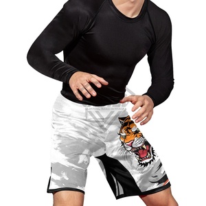 Pantalones Cortos de MMA Estampados de Alta Calidad 2026, Pantalones Cortos de MMA de Color Sólido en Venta, Hechos en Pakistán, Material de Poliéster y Spandex - Product Image 4