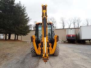 Tracteur de pelle rétro de chargeuse sur pneus 4CX JCB assez utilisé avec composants de pompe de roulement de moteur de moteur de chargeur frontal - Product Image 4