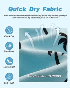 Shorts de Playa Personalizados para Hombre, Antibacterianos, Ecológicos, de Secado Rápido, con Estampado Sublimado, para Surf, Playa y Running - Product Image 5