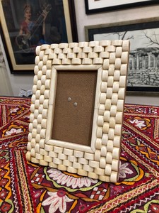 MUGHALCRAFTS Customized Natural <b>Wood</b> Photo <b>Frame</b> Bone Inlay Decorative <b>Picture</b> <b>Frame</b> with Personalized Logo for Home Use - Product Image 2
