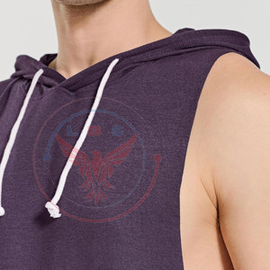 Hoodies sans manches en coton et polyester, design unique, décontractés pour l'hiver, avec poche, légers, en polaire de haute qualité - Product Image 5