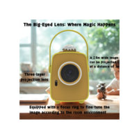 Projecteur de lampe torche LED pour écran de téléphone portable en forme de dessin animé éducatif avec matériau ABS, audio et image personnalisables, jouet