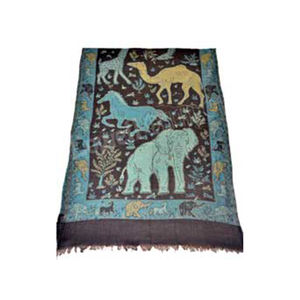 Precio de fábrica directo de alta calidad logotipo personalizado largo ligero diseñador chal/bufanda de estola disponible a precio razonable India - Product Image 1