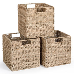 Cestas de algas marinas de alta calidad para el calentamiento de la casa, regalo de vacaciones, cesta de almacenamiento de hierba marina ecológica - Product Image 6