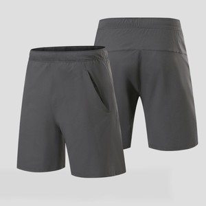 Pantalones cortos informales sólidos con bolsillo con cremallera invisible para hombre, pantalones cortos de nailon con logotipo personalizado, pantalones cortos deportivos ligeros para uso diario - Product Image 4