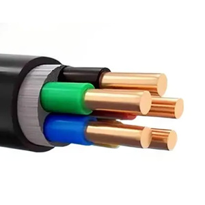 Câble d'alimentation industriel en cuivre basse tension HS YJV, gaine PVC XLPE, résistant à la chaleur, pour l'exploitation minière et la construction, 50 mm² 4 conducteurs - Product Image 1