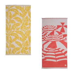 Serviette de plage jetable pour enfant en velours biologique carré personnalisé, impression réactive en usine, microfibre tricotée, motif EF - Product Image 2