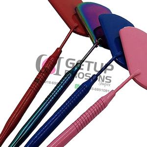 Miroir de poche pour extensions de cils, haute qualité, nouveau, différentes couleurs, revêtement en poudre, style miroir, acier inoxydable, finition argentée, logo personnalisé - Product Image 1