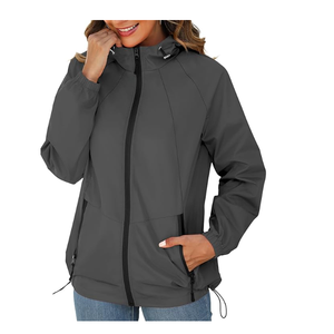 Ropa de mujer con logotipo personalizado, cortavientos de invierno, chaquetas duraderas ligeras a prueba de viento de alta calidad para mujer - Product Image 6