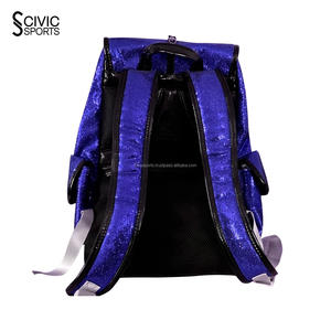 Sac à dos de cheerleading à paillettes, logo brodé personnalisé avec des pierres, noms et couleurs personnalisés pour le sac de cheerleading - Product Image 3