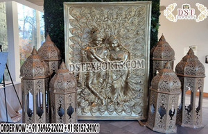 Lámparas Marroquíes Metálicas para Bodas Árabes y Faroles Coloridos para Decoración Mehndi, Tamaño Personalizado, Lámparas Marroquíes Ligeras y Coloridas del Reino Unido - Product Image 5