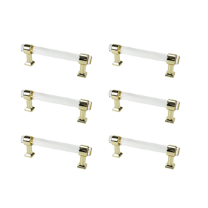 Tirador de puerta acrílico, tiradores de champán para muebles, armario, tirador de armario, cajón y puerta, tirador de armario con artesanía natural - Product Image 4