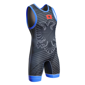 2024 Men's Custom Sublimation Placement Printing Stretch <b>Wrestling</b> <b>Singlet</b> with Custom Logo Durable Quick Dry Breathable Fabric - Product Image 3