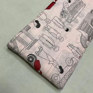 Tela bordada de algodón Cambric 44 ancho calidad Premium para disfraces de niñas y Material Lehenga suministro al por mayor - Product Image 6