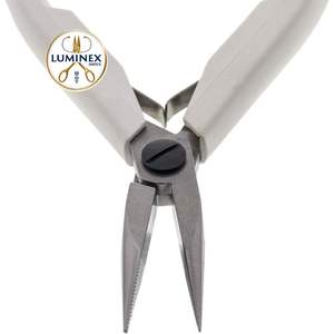 Lindstrom 7891 Snipe Nose <b>Pliers</b> With Textured Jaws, Stainless Steel Build And Ergonomic Plastic Grip For Jewelry Work - Product Image 6