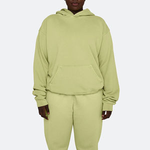 Vente en gros de sweats à capuche tricotés surdimensionnés pour l'hiver Survêtement de fitness XS Lettres imprimées durables sur le devant - Product Image 5