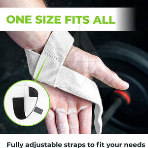 Muñequeras de elevación de estilo único hechas en Pakistán, neopreno de algodón Unisex ligero antideslizante para Fitness, servicios OEM disponibles - Product Image 6