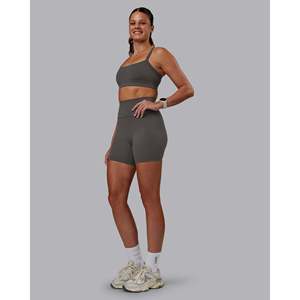 Sujetador Deportivo Acolchado con Estampado Momentum para Yoga, Gimnasio y Ropa Deportiva - Sujetador Deportivo de Talla Grande - Product Image 3