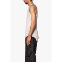 Le Débardeur Racer Sheer Knit-Gris