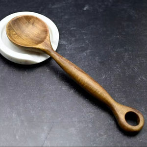 Juego de Cucharas de Cocina Desechables de Madera Premium, Acabado Liso, Resistentes al Calor, Antiadherentes, Ideales para Remover, Servir, Fiestas y Uso Diario - Product Image 1