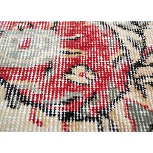 Tapis en laine noués à la main de grande taille, style vintage, motif médaillon rouge et orange, pour salon ou couloir - Pae-2334 - Product Image 3