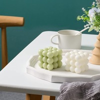 Bougies parfumées de cube de bulle de TOOWIN pour la maison, parfumées, bougie d'aromathérapie de cire de soja, grandes bougies décoratives mignonnes de forme cadeaux