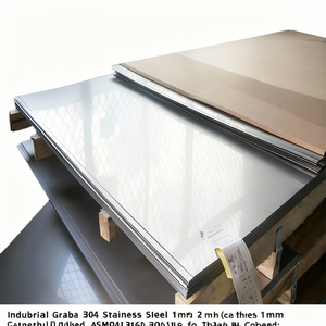 NORTH CHINA STEEL 304 Stainless Steel <b>Sheet</b> 1mm Thickness 2B Finish ASTM 300 Series Coiled For Decoration - Product Image 2